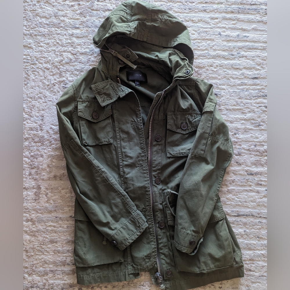 J Crew Green Jacket